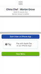 Mobile Screenshot of chinachefmortongrove.com